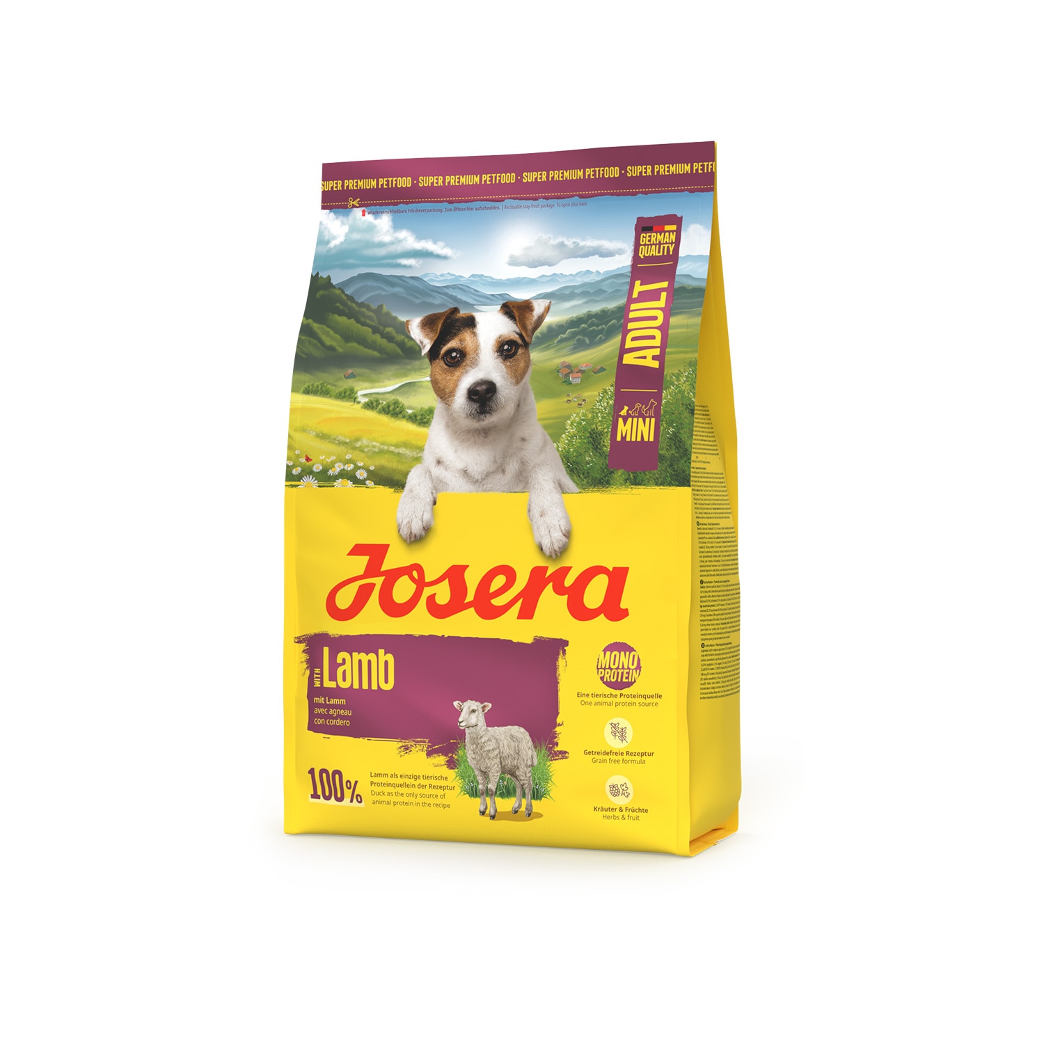 Pienso para perros adultos mini Lamb Josera 2