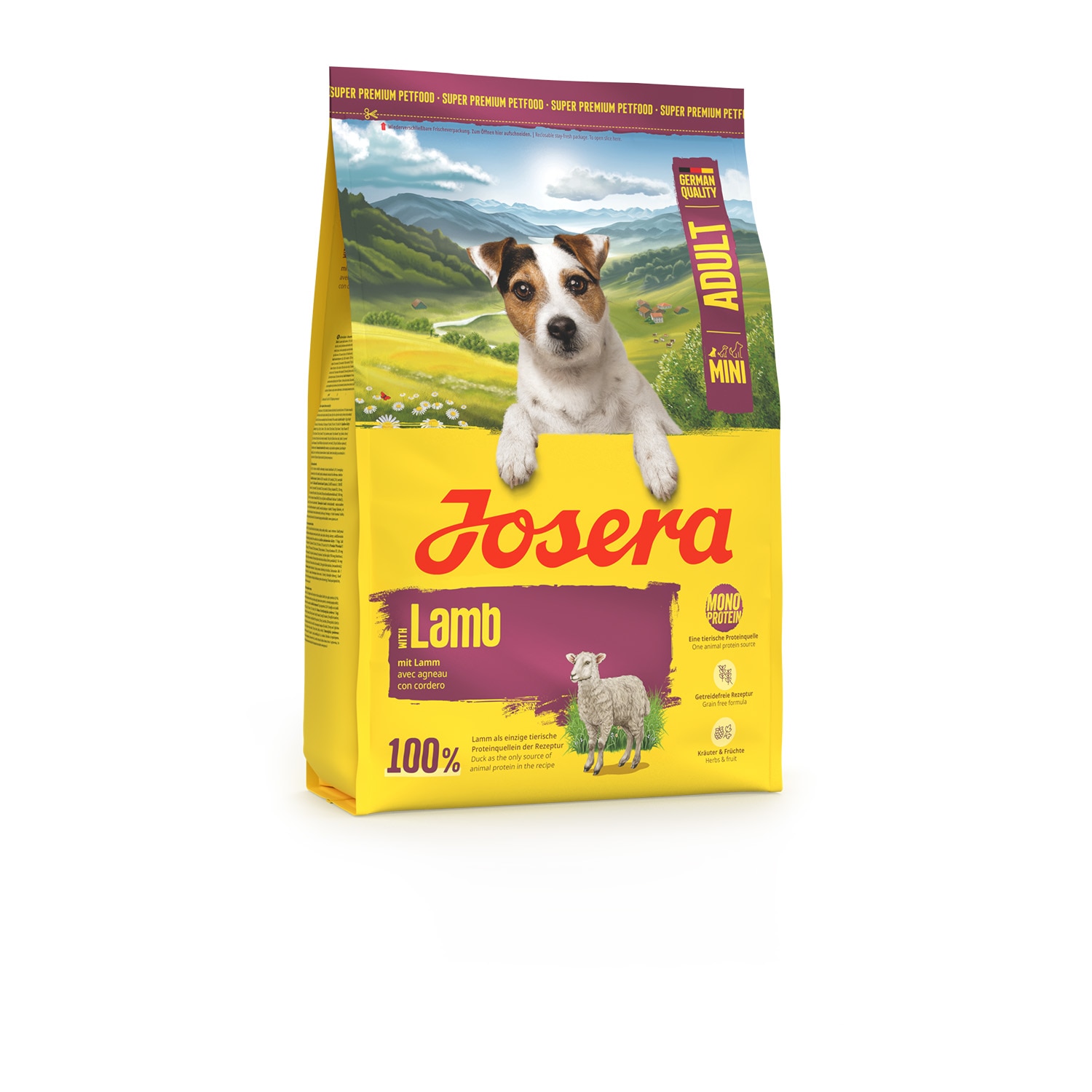Pienso para perros adultos mini Lamb Josera 3