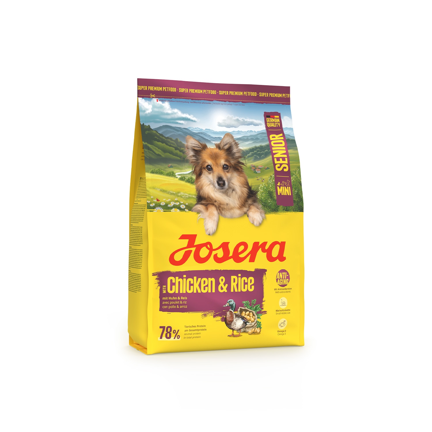 Pienso para perros mini senior Chicken & Rice Josera 3