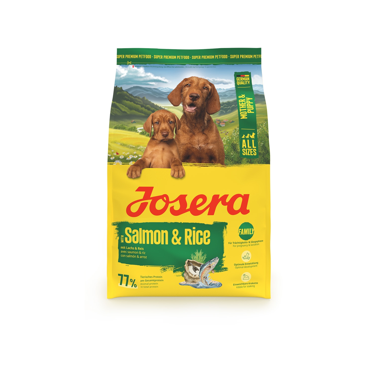 Imagen 0 de Pienso para perros cachorros y hembras gestantes Mother&Puppy Salmon & Rice Josera