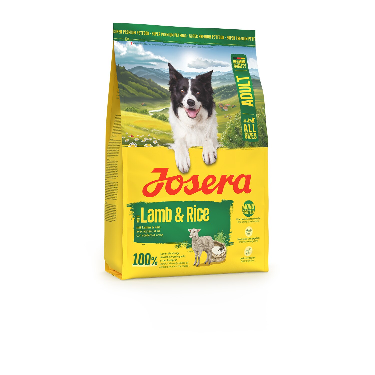 Pienso para perros adultos Lamb & Rice Josera 3