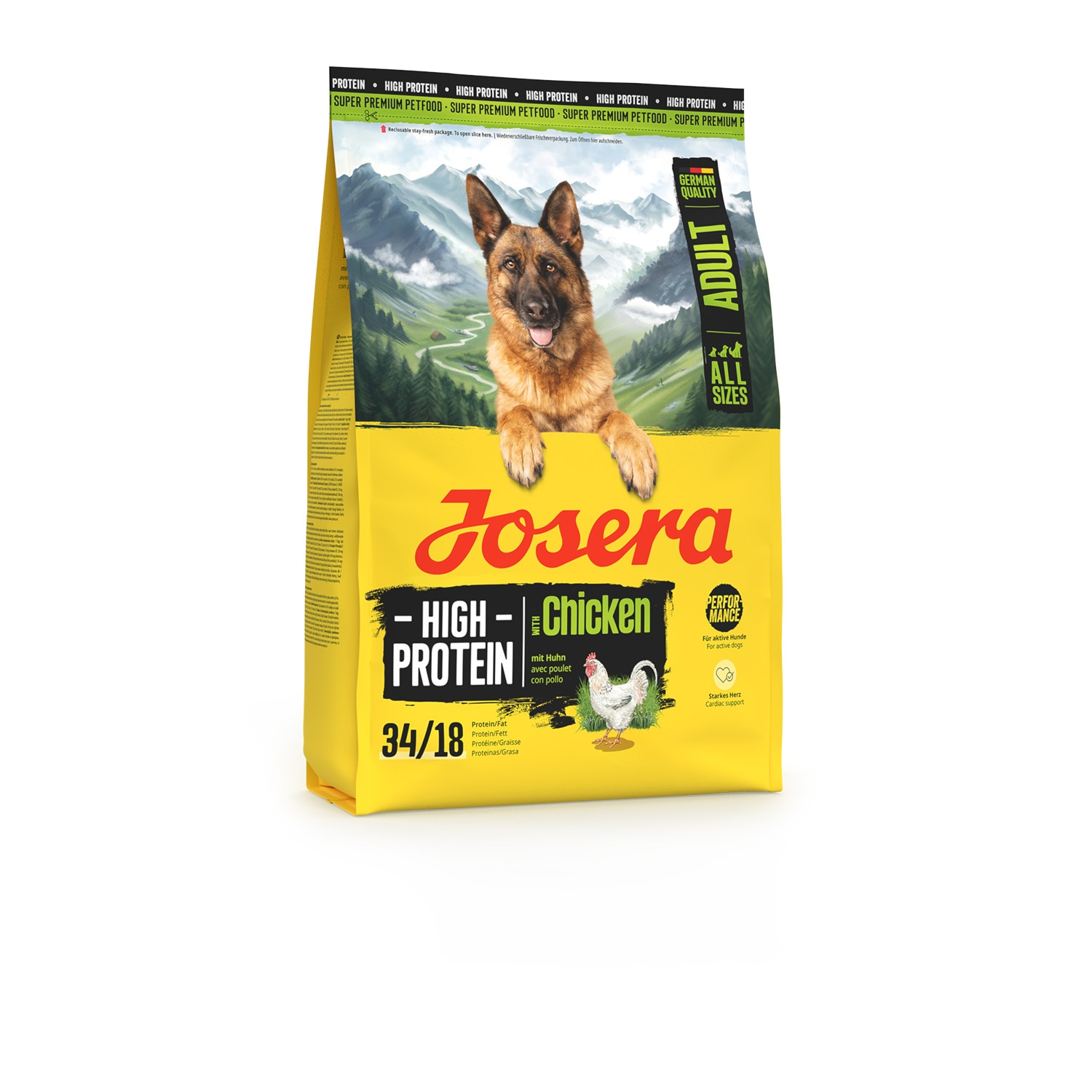 Pienso para perros adultos High Protein Chicken Josera 3