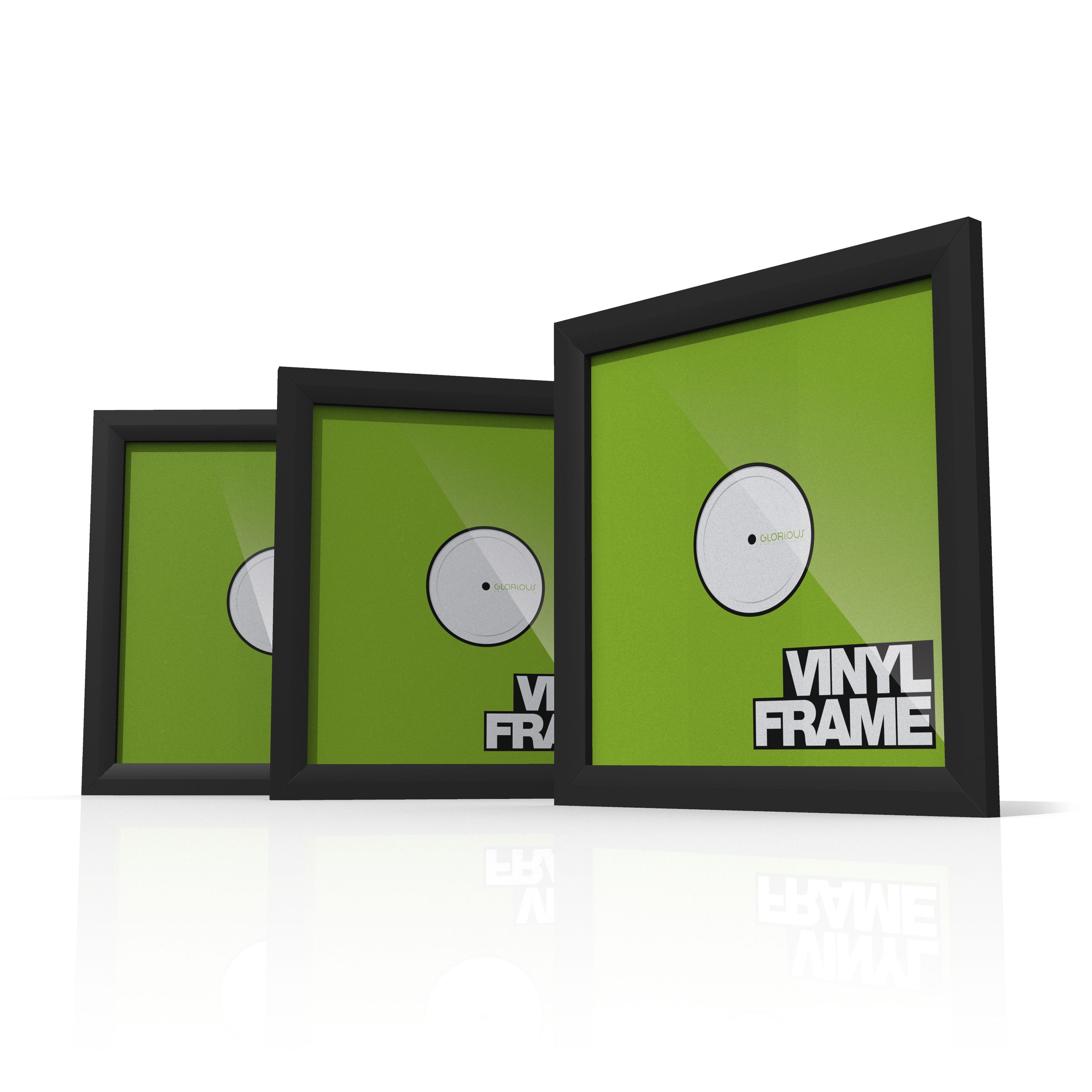 Reloop - Maleta para vinilos y CDs Reloop Glorious Vinyl Frame Set 12" Black.
