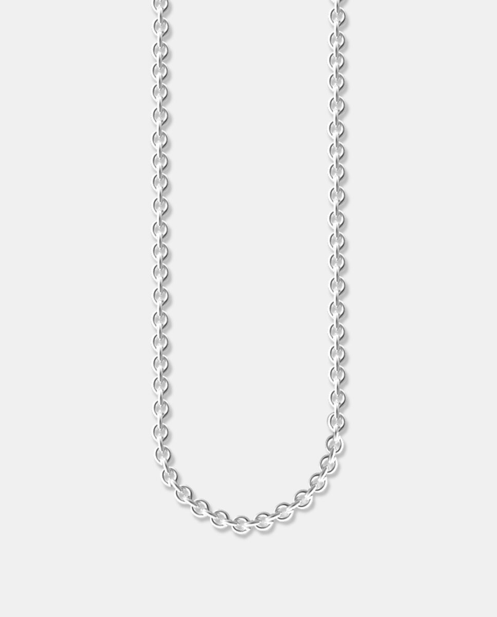 Imagen 0 de Cadena forzada grosor 3 mm Plata
