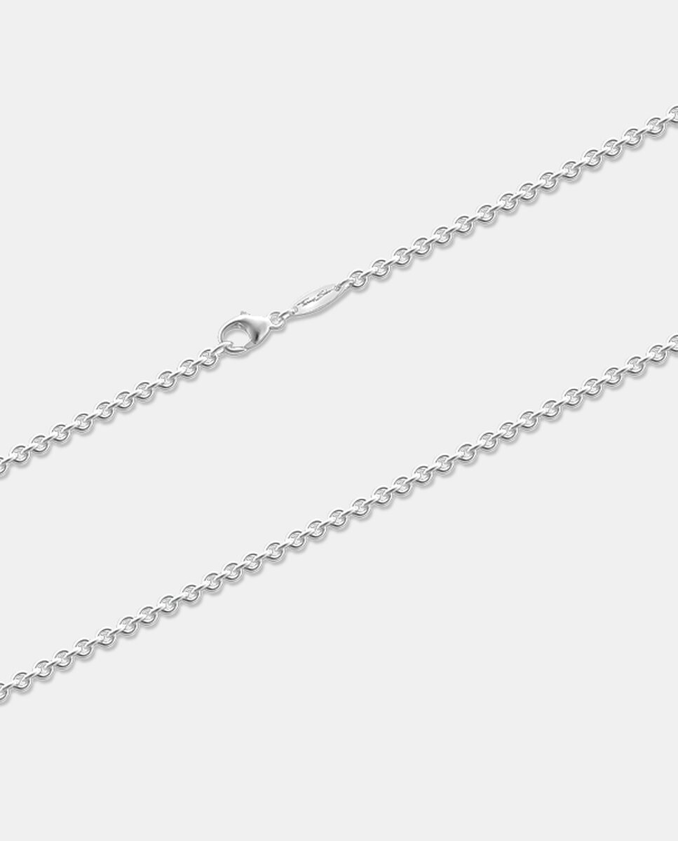 Cadena forzada grosor 3 mm - Plata Plata-2