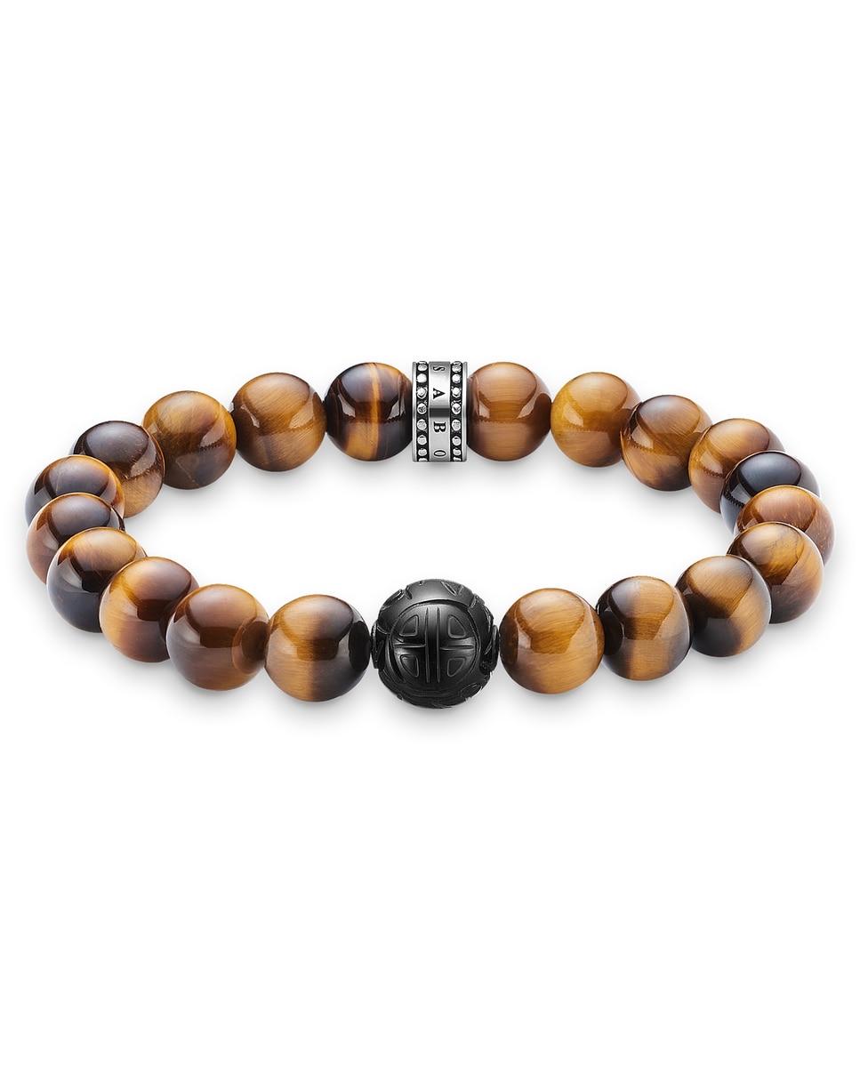 Imagen 0 de Pulsera beads marrón Marrón