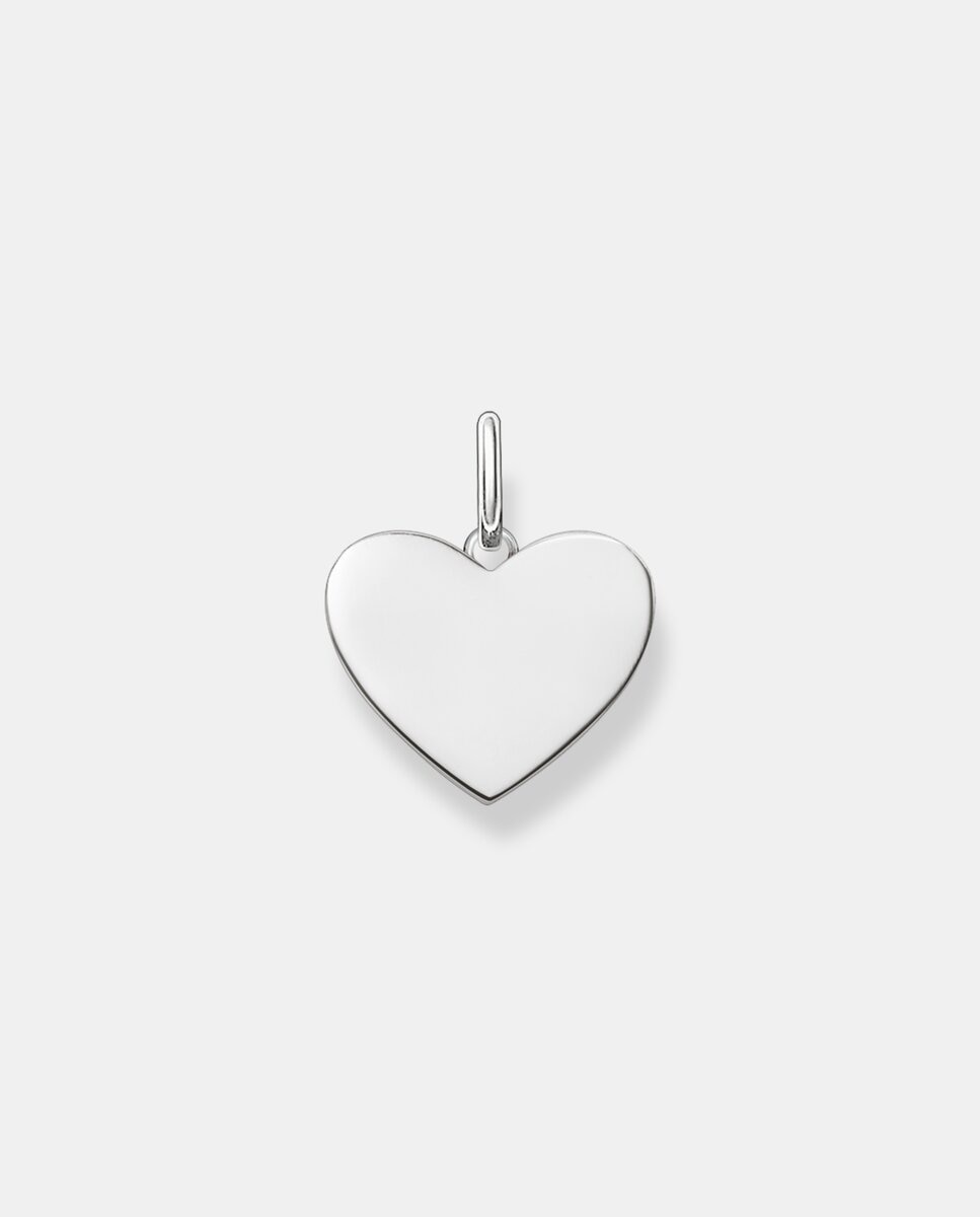 Colgante corazón pequeño - Plata Plata-2