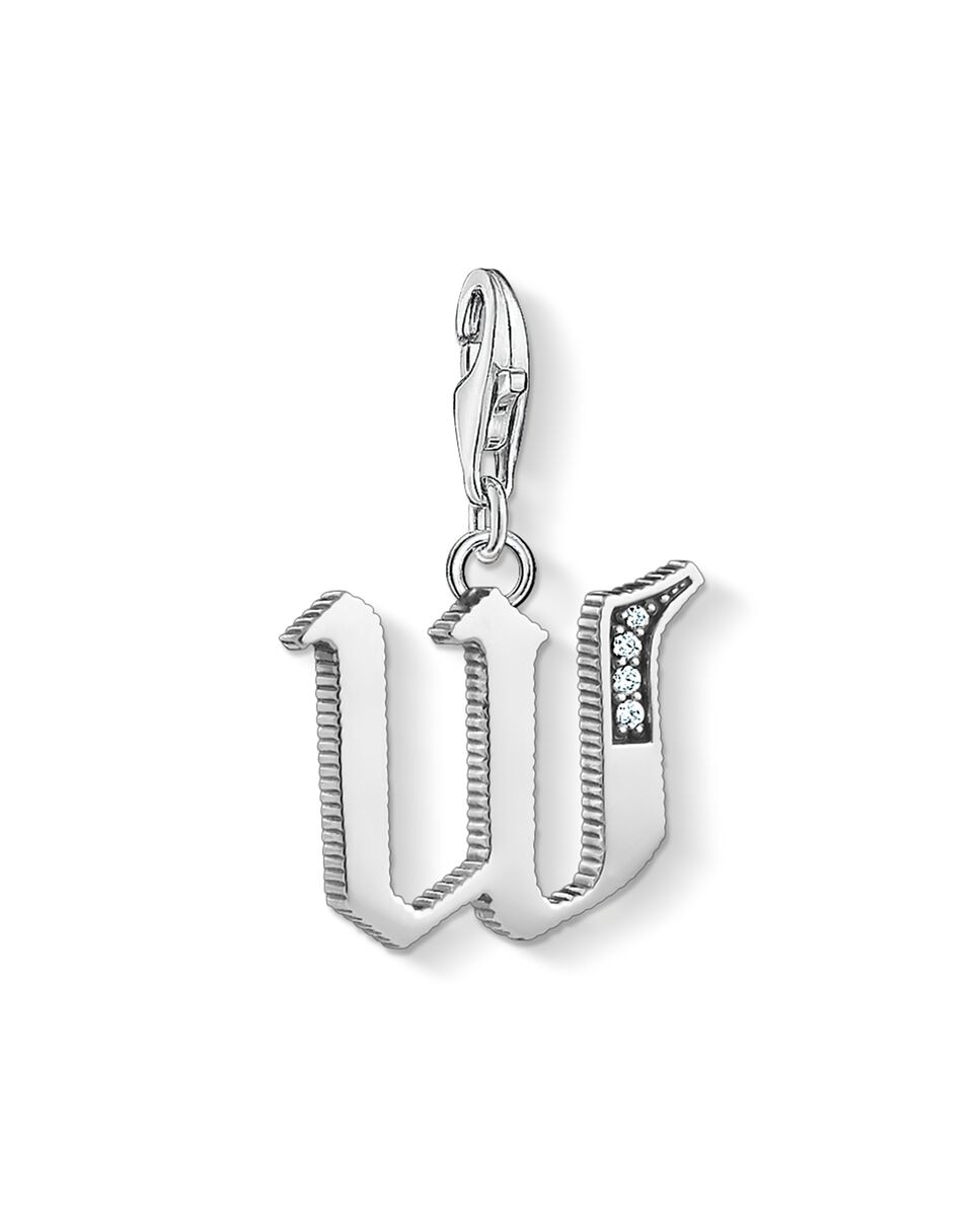 Colgante charm letra W de - Thomas Sabo - Plata Plata-1