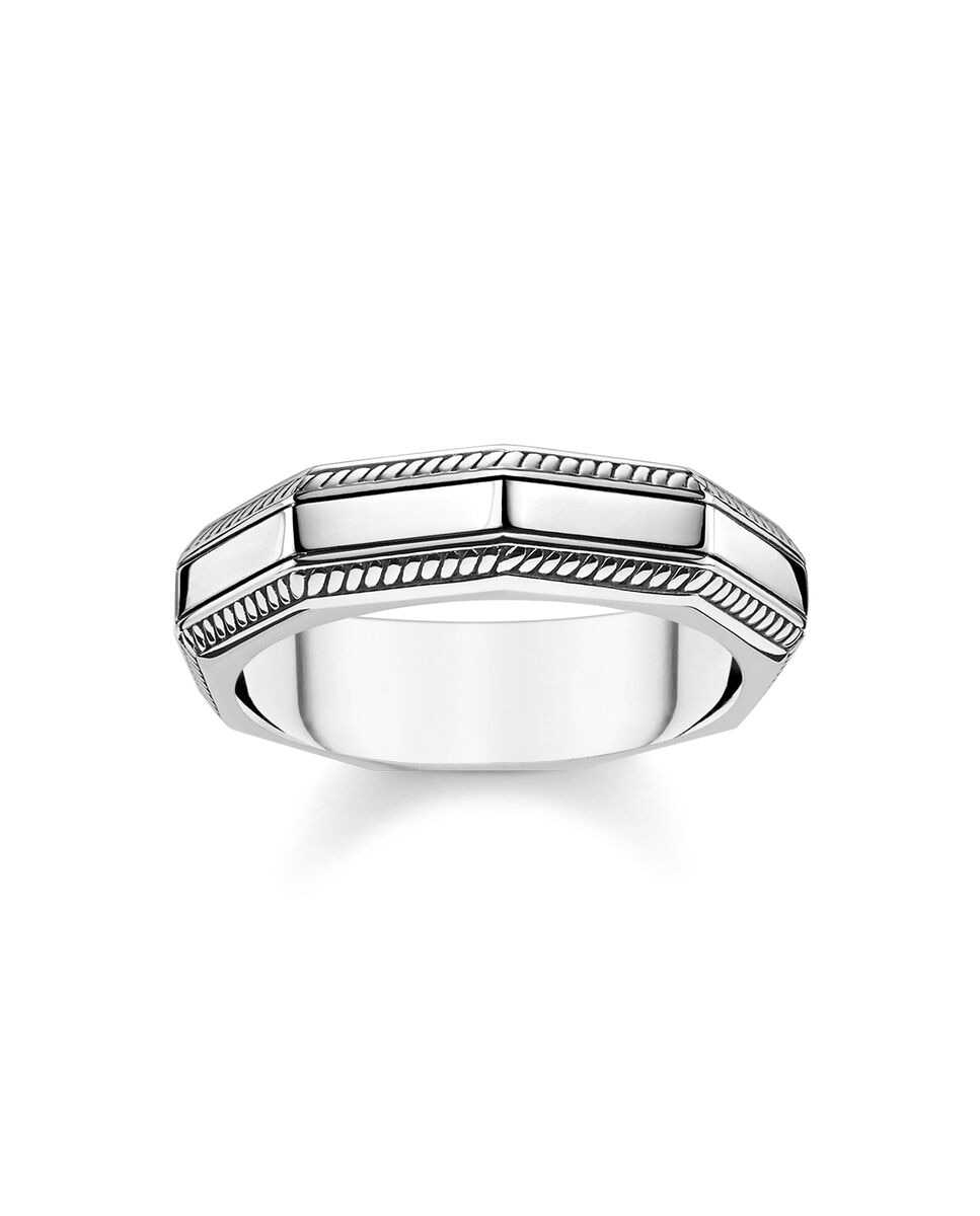 Anillo cuadrado de - Thomas Sabo - Plata Plata-1