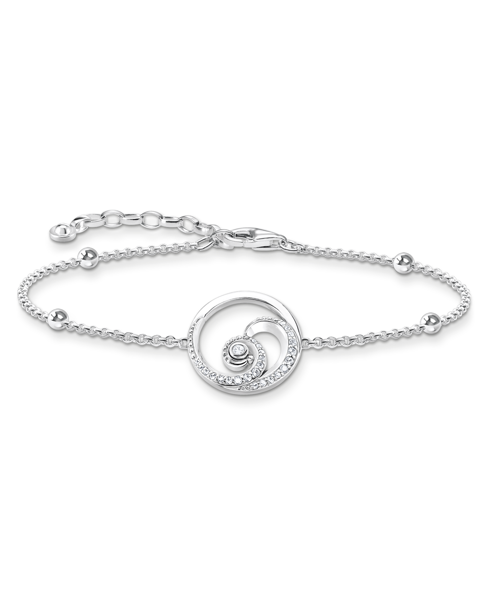 Pulsera de ola con circonitas - Thomas Sabo - Plata Plata-1