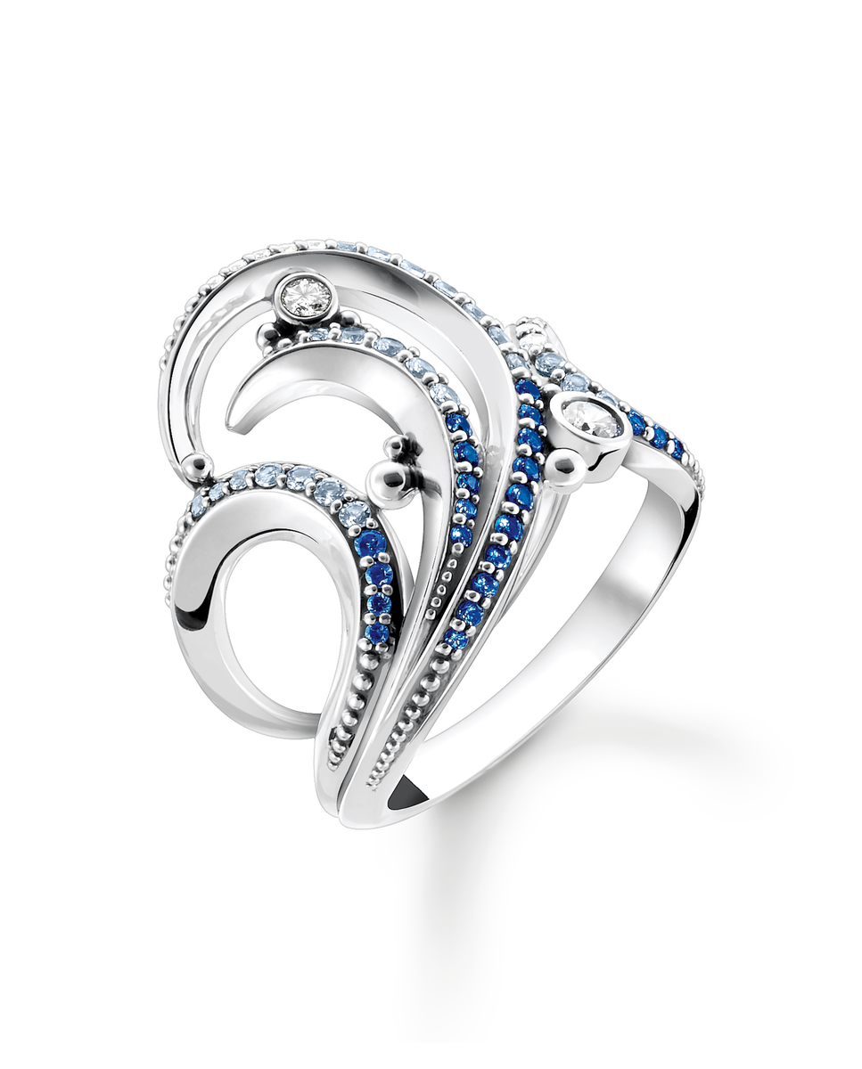 Anillo ola plata online corte ingles