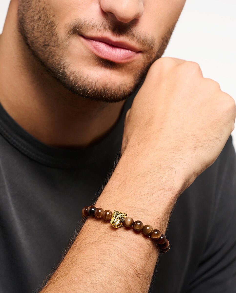 Pulsera tigre oro - Thomas Sabo - Marrón Marrón-2