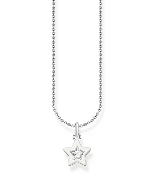 Imagen 0 de Cadena de plata con colgante de estrella
