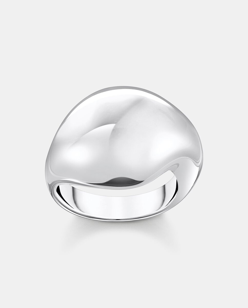 Anillo de plata en forma de gota orgánica - Thomas Sabo - Plata Plata-1