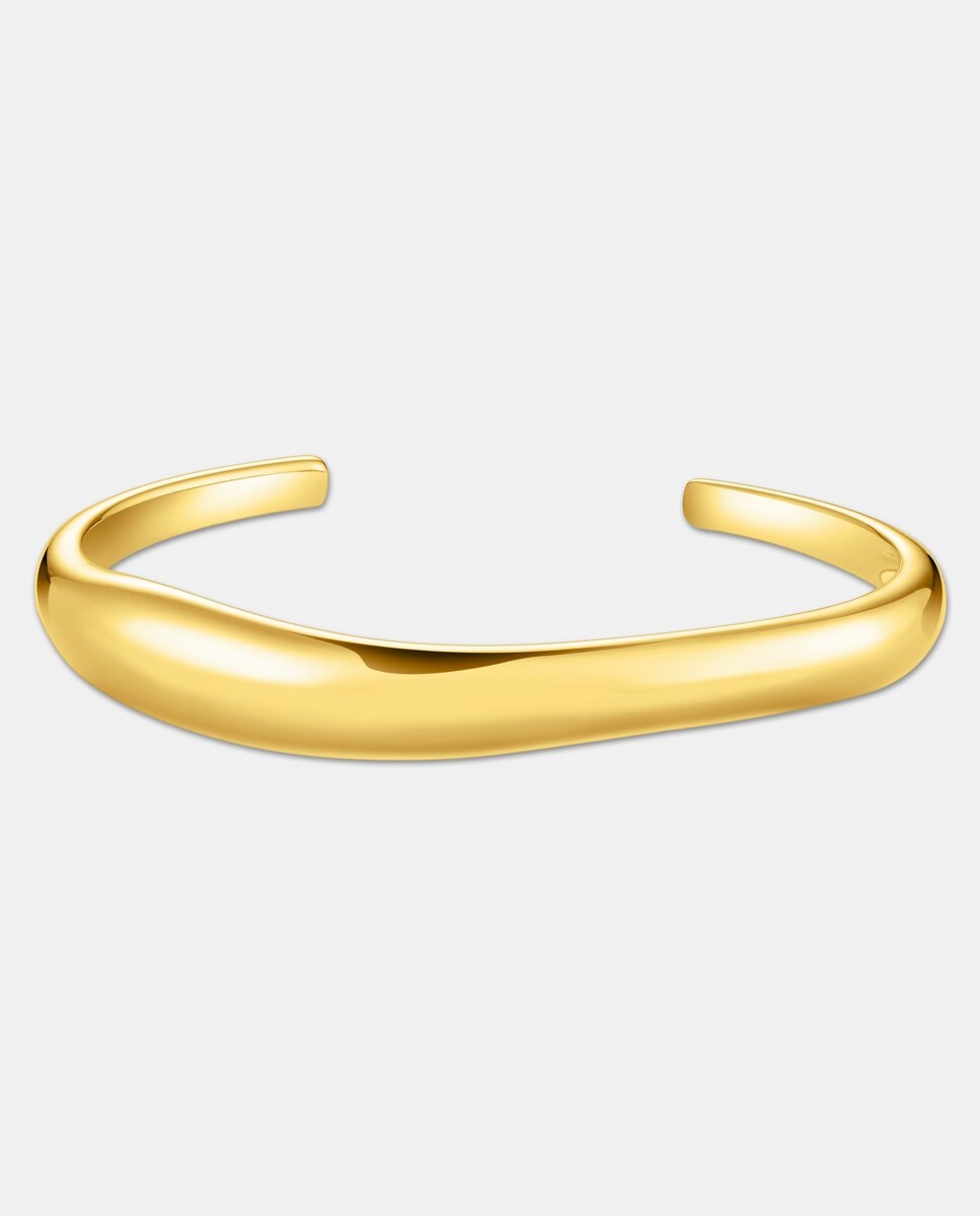 Brazalete chapado en con forma orgánica - Thomas Sabo - Oro Oro-1