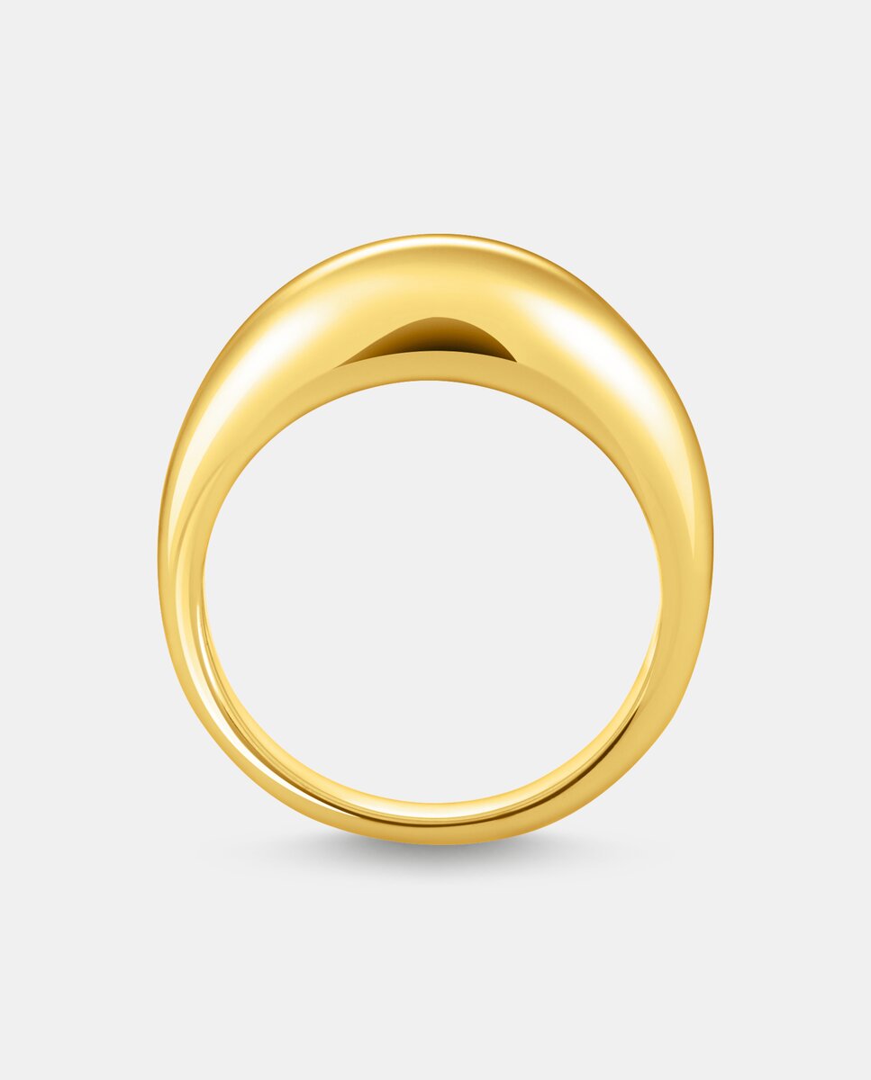 Anillo chapado en oro de diseño atemporal - Thomas Sabo - Oro Oro-2