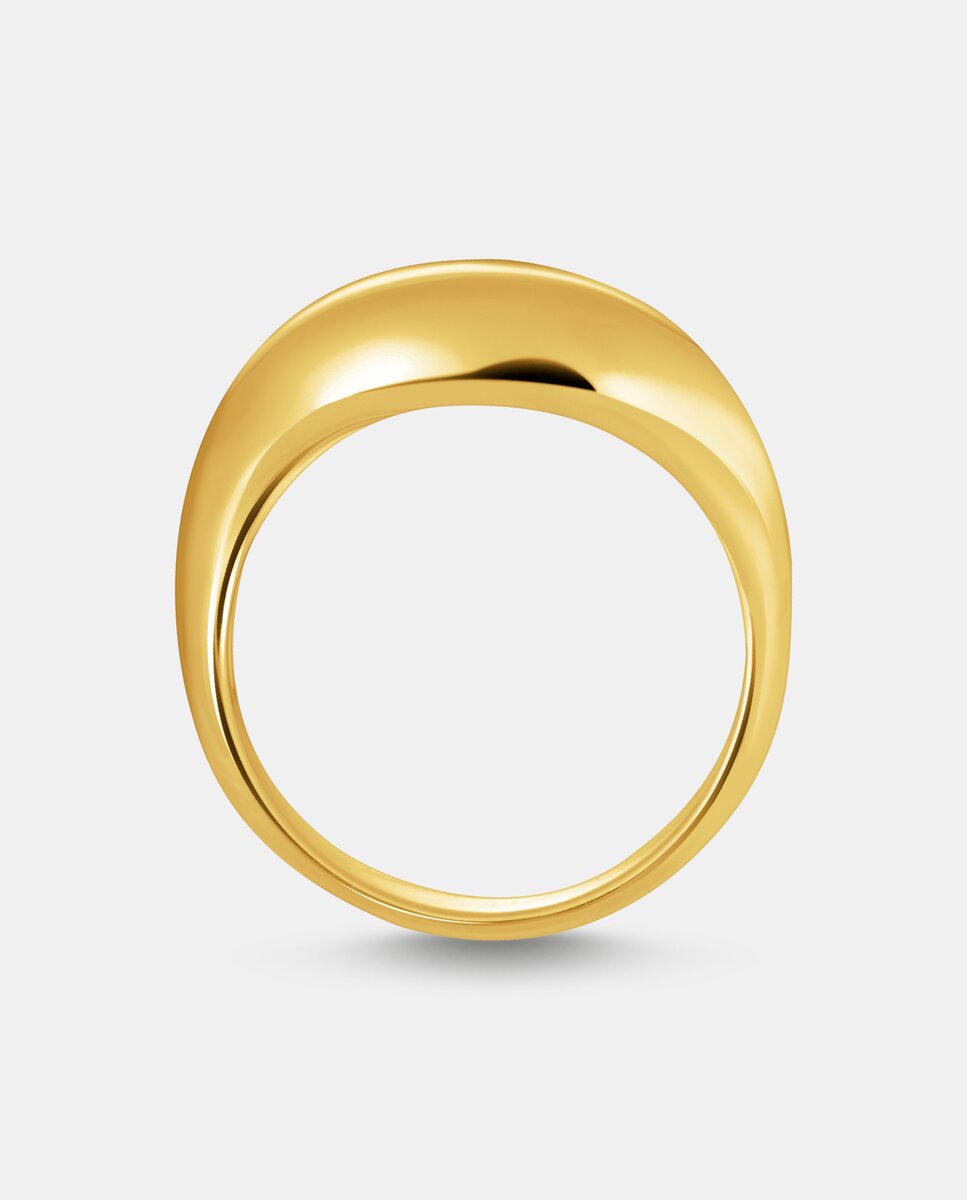 Anillo chapado en oro con forma orgánica - Thomas Sabo - Oro Oro-2