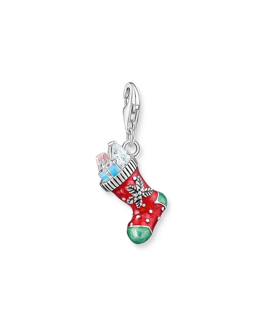 Imagen 0 de Colgante Charm Calcetines de Navidad encanto de plata