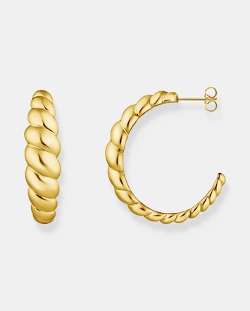 Pendientes De Aro De Tamaño Grande Plata · Thomas Sabo · El Corte Inglés