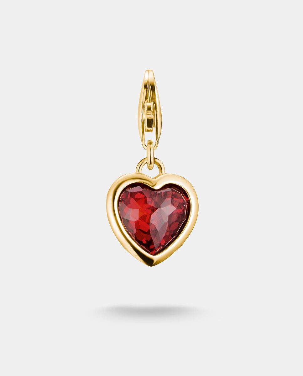 Charm corazón chapado en oro rojo - Thomas Sabo - Oro Oro-1