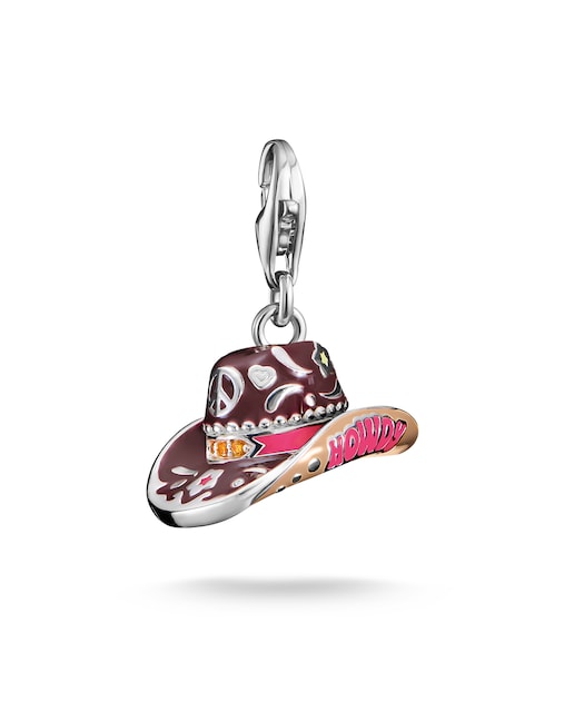 Imagen 0 de Charm colgante sombrero vaquero de plata