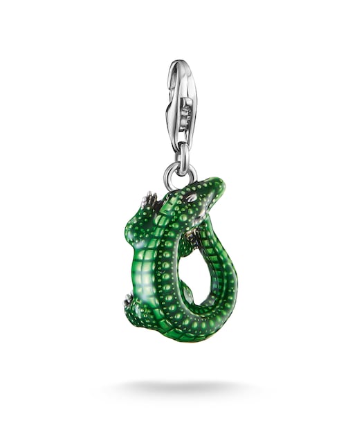 Imagen 0 de Charm colgante cocodrilo de plata