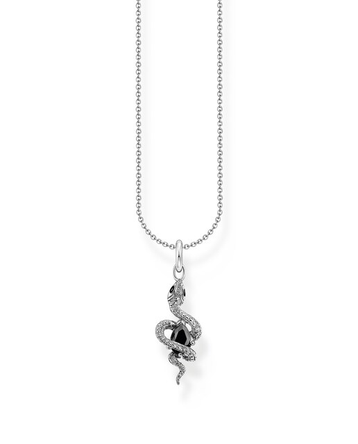 Imagen 0 de Collar con colgante de serpiente Tempting Romance de plata