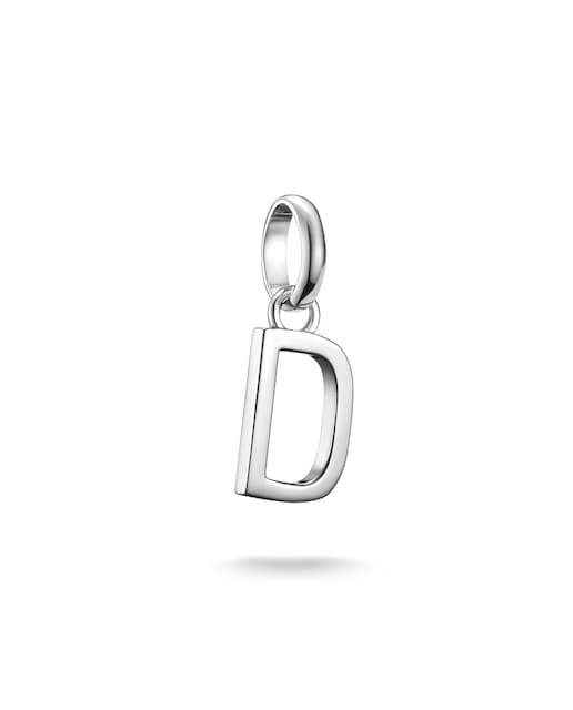 Imagen 0 de Colgante Charm letra D Connect de plata