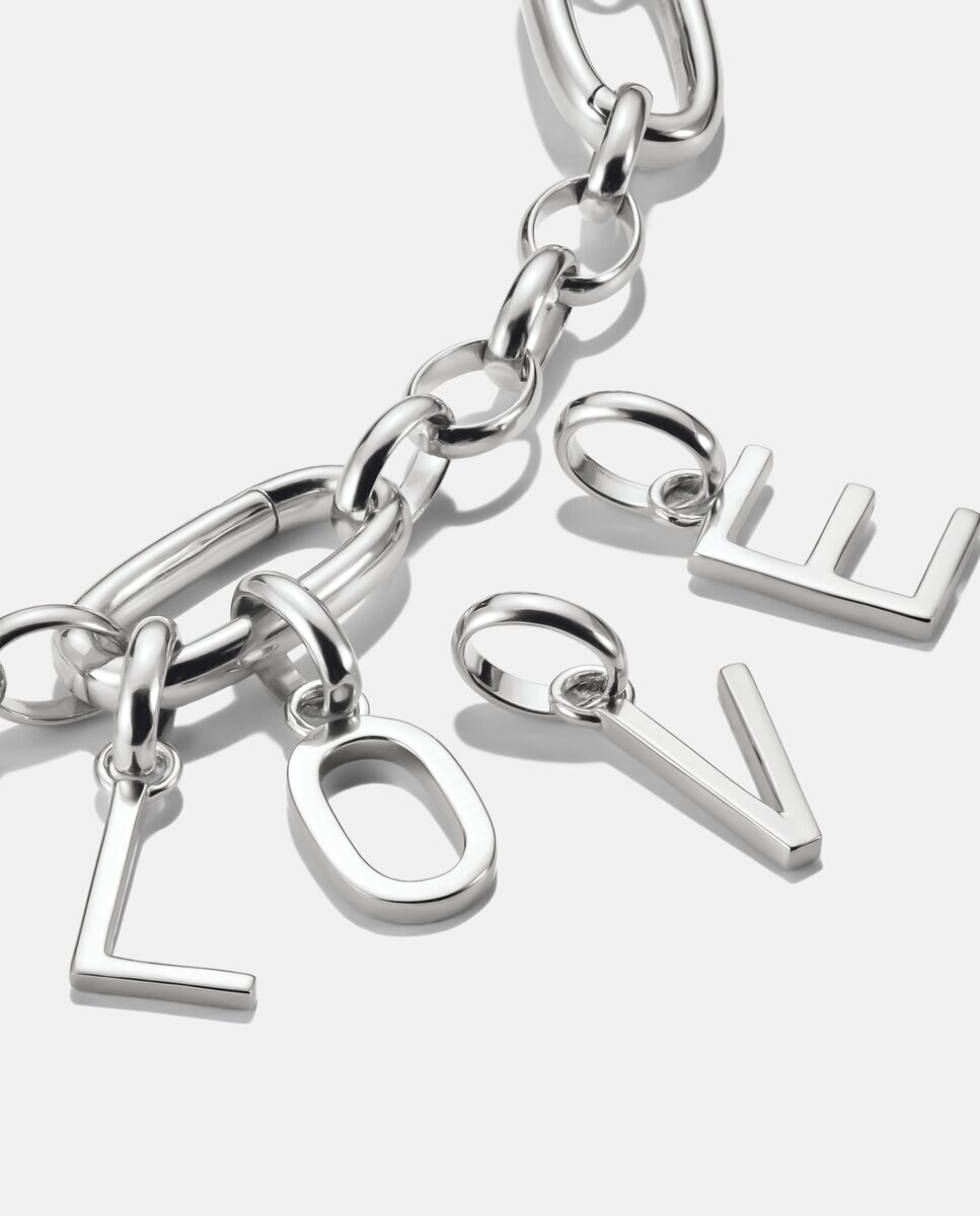 Colgante charm letra v connect - Thomas Sabo - Plata Plata-2