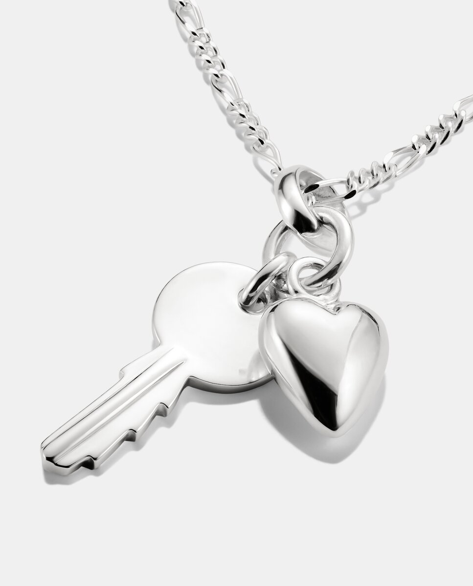 Colgante charm llave con corazón connect - Thomas Sabo - Plata Plata-2