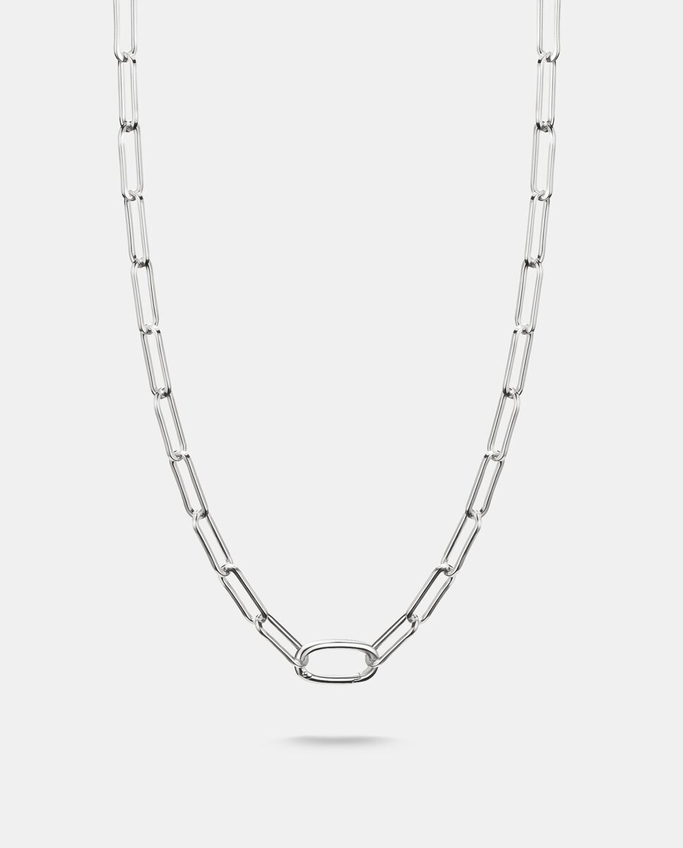 Collar charm paperclip con un connect link - Thomas Sabo - Plata Plata-1