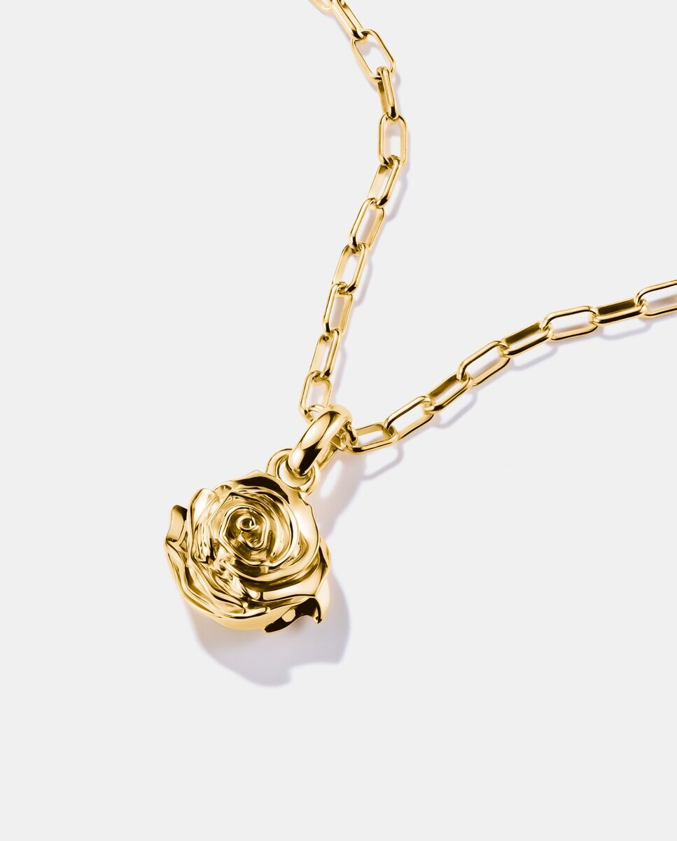Colgante charm rosa connect baño de oro Oro Thomas Sabo · El Corte