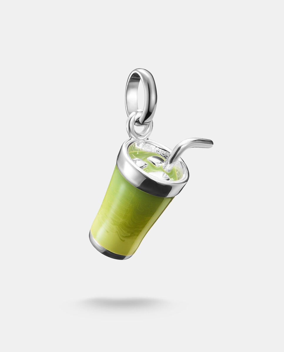Imagen 0 de Colgante charm matcha latte connect plata Verde