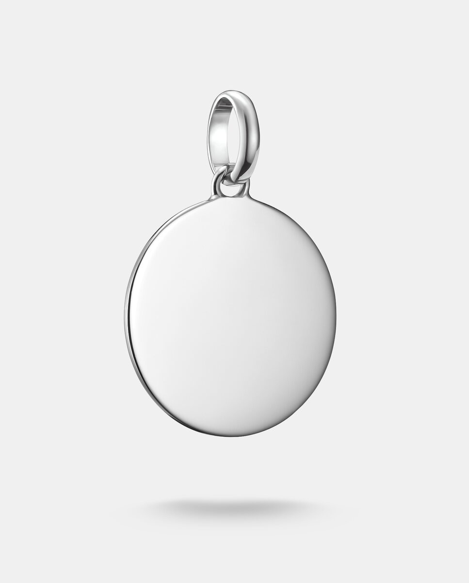 Imagen 0 de Colgante charm medalla grande connect plata Plata