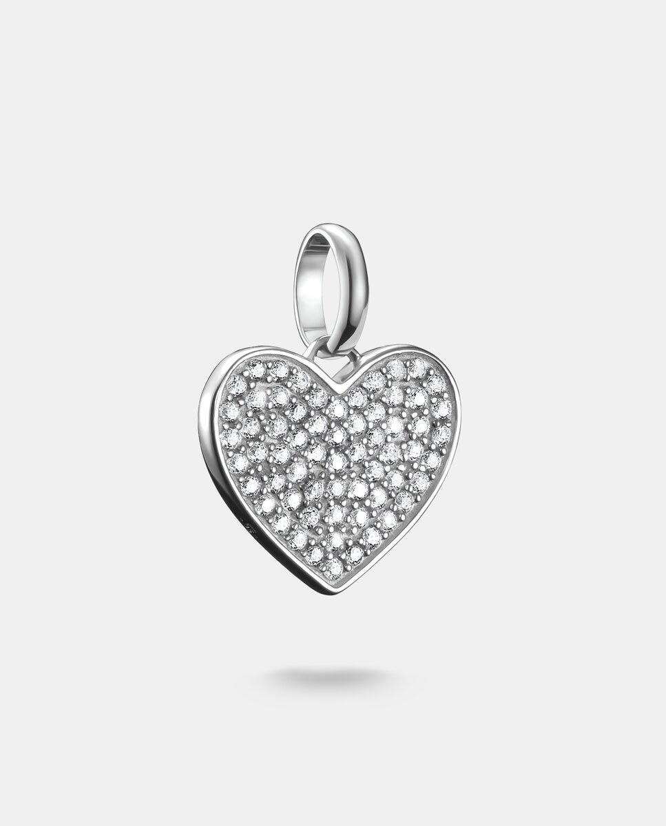 Colgante charm corazón pavé connect - Thomas Sabo - Plata Plata-1