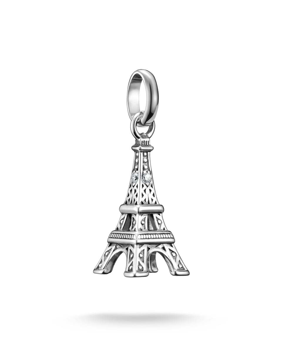 Colgante Charm Torre Eiffel Connect de plata Plata-1