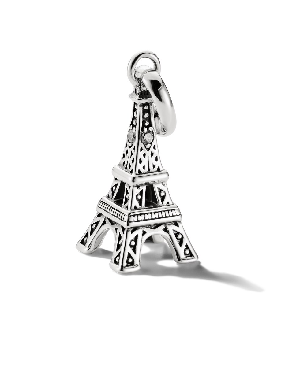 Colgante Charm Torre Eiffel Connect de plata Plata-2