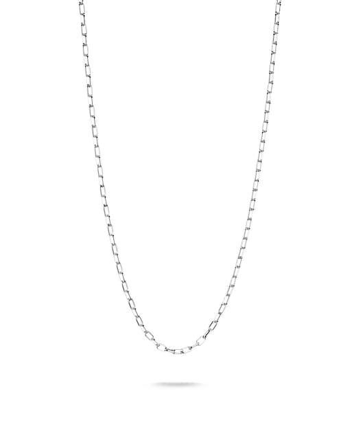 Imagen 0 de Cadena Charm Paperclip de plata