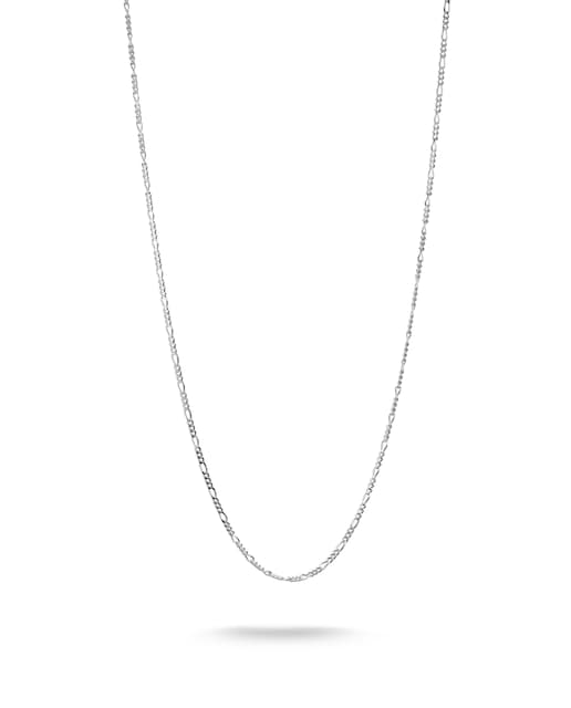 Imagen 0 de Cadena Charm diseño Figaro de plata
