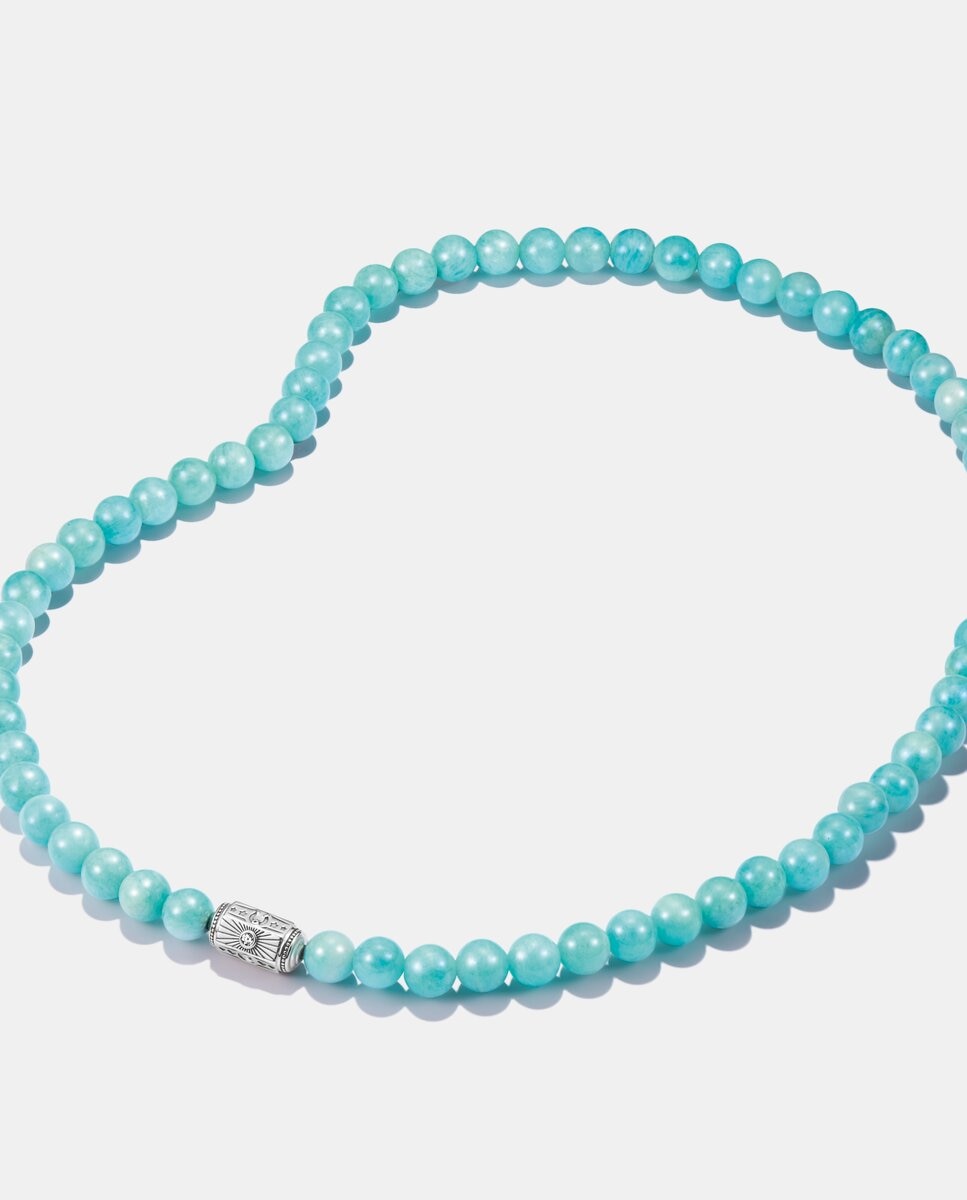 Collar turquesa amazonite beads elyndra plata - Thomas Sabo - Azul Azul-2