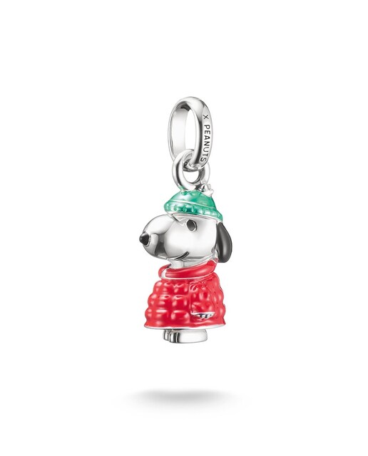 Imagen 0 de Colgante charm snoopy chaqueta de invierno PEANUTS connect plata