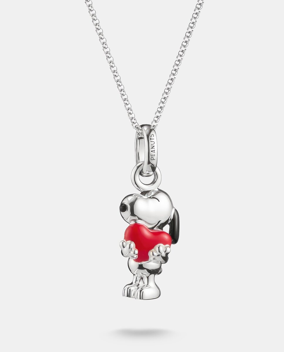 Imagen 1 de Collar snoopy con corazón – colgante peanuts - Thomas Sabo - Plata Plata
