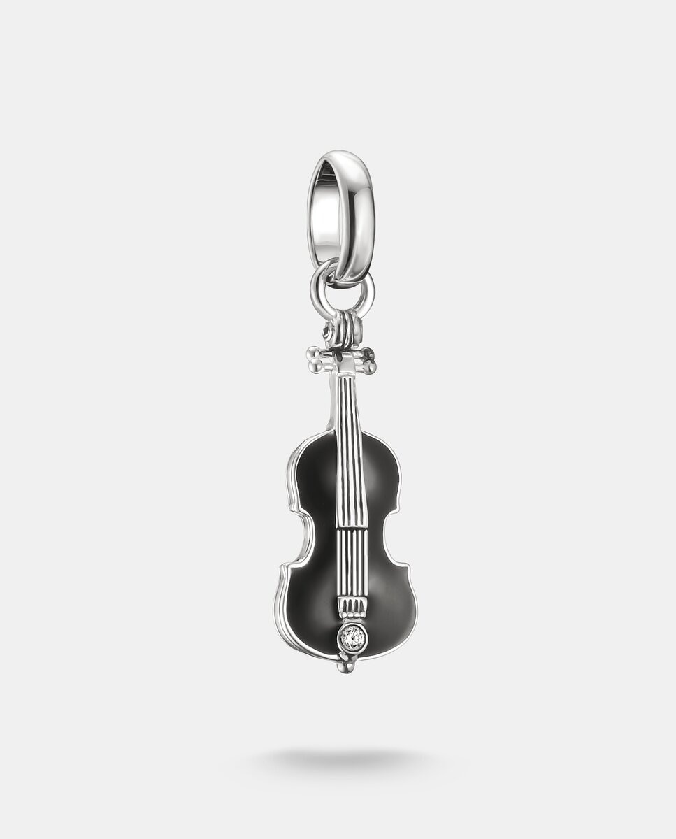 Imagen 0 de Colgante charm miércoles violonchelo circonita connect plata Plata