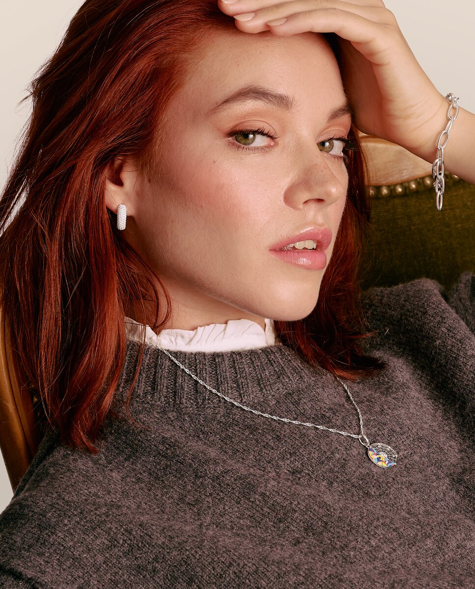 Collar miércoles ventana esmalte - Thomas Sabo - Plata Plata-3