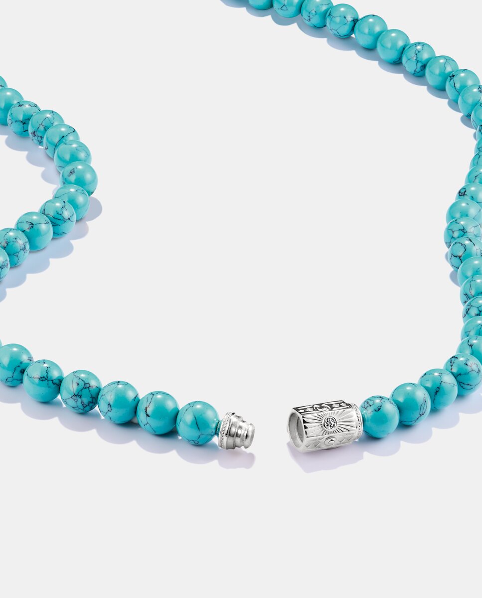 Imagen 3 de Collar beads turquesa elyndra de plata - Thomas Sabo - Turquesa Turquesa