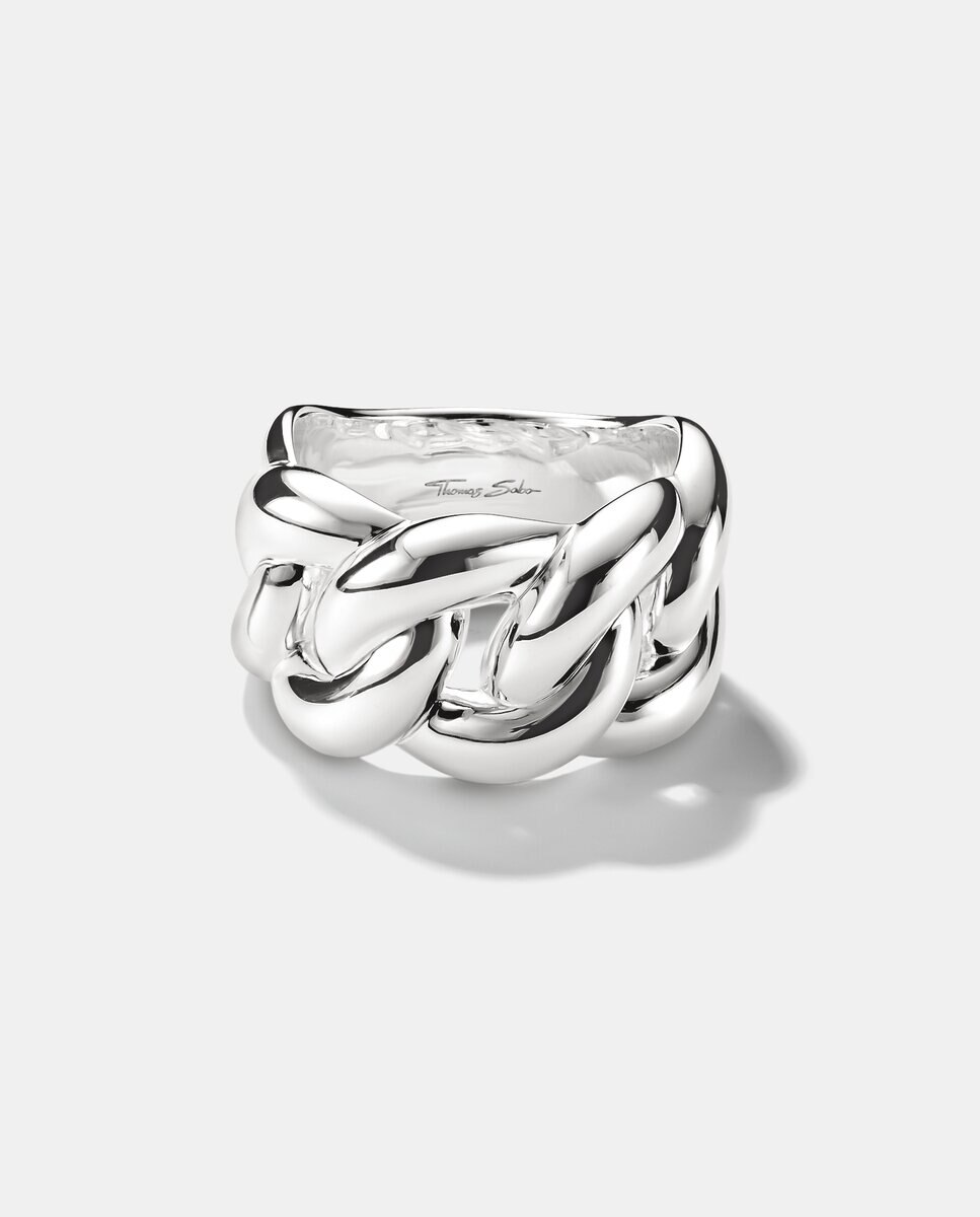 Anillo liso bold elegance de - Thomas Sabo - Plata Plata-2
