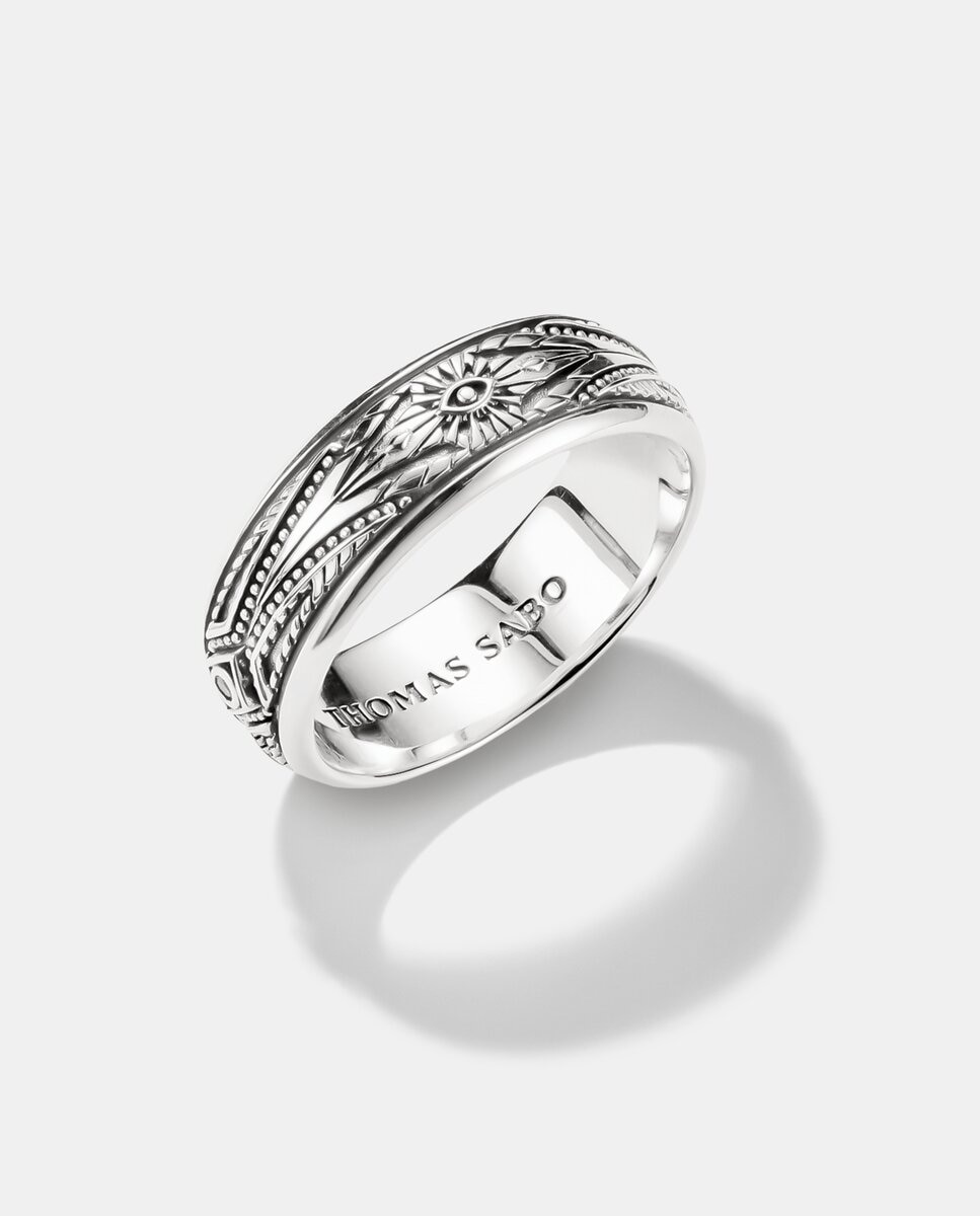 Sello grabado circonitas blancas elyndra de - Thomas Sabo - Plata Plata-1