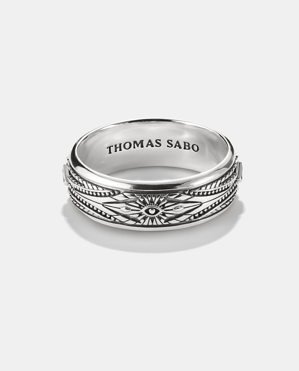Sello grabado circonitas blancas elyndra de - Thomas Sabo - Plata Plata-2
