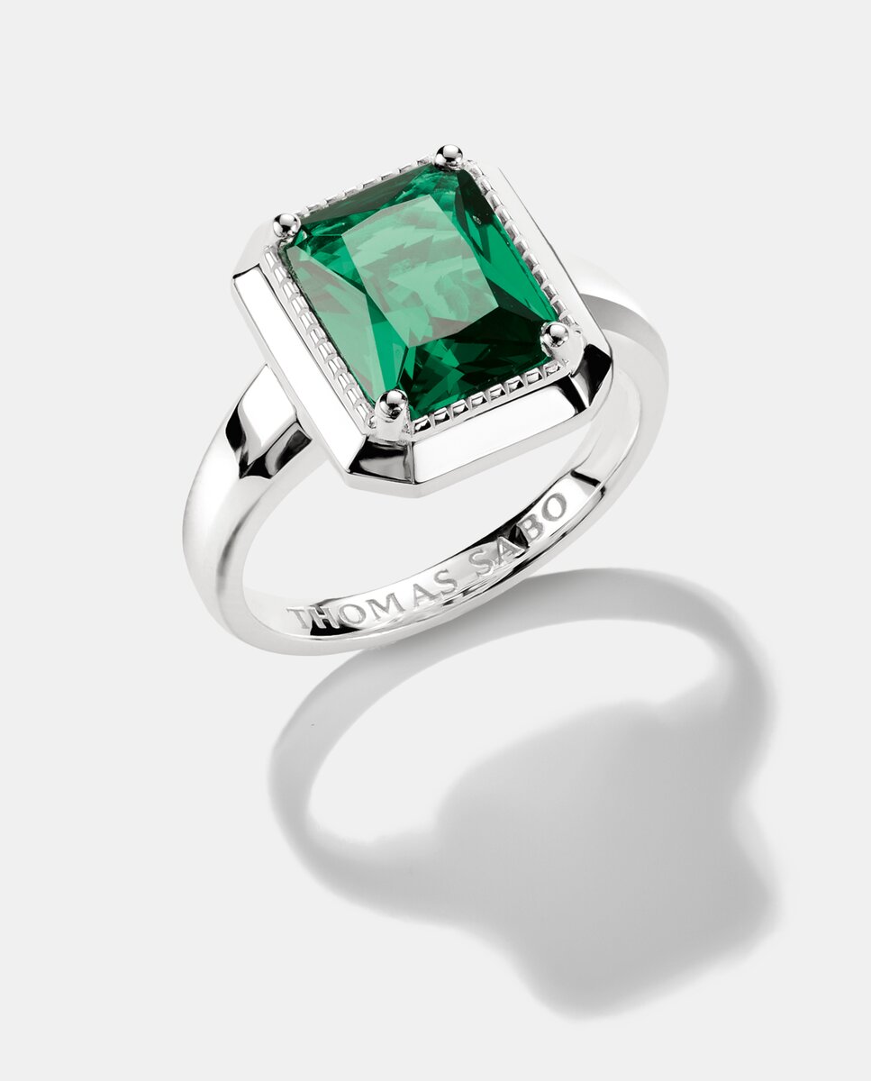 Anillo Con Piedras Blancas Plata | THOMAS SABO