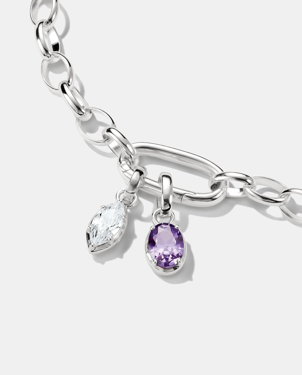 Símbolo charm piedra de nacimiento febrero connect de plata - Thomas Sabo - Violeta Violeta-3